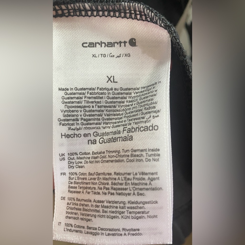 Carhartt Black Long Sleeve Shirt, Size XL​ - Picture 6 of 7
